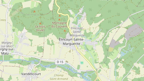Carte de localisation de l'évènement