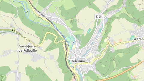 Carte de localisation de l'évènement