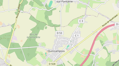 Carte de localisation de l'évènement