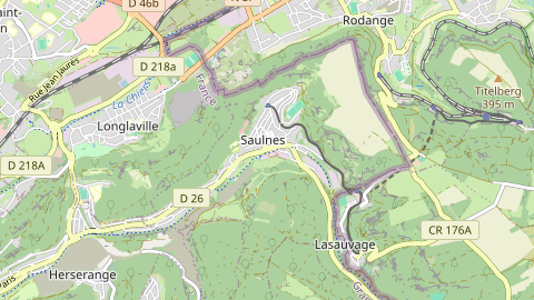 Carte de localisation de l'évènement