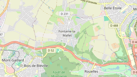 Carte de localisation de l'évènement