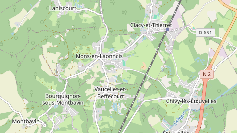 Carte de localisation de l'évènement