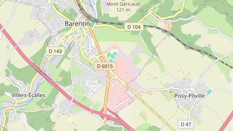 Carte de localisation de l'évènement