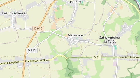 Carte de localisation de l'évènement