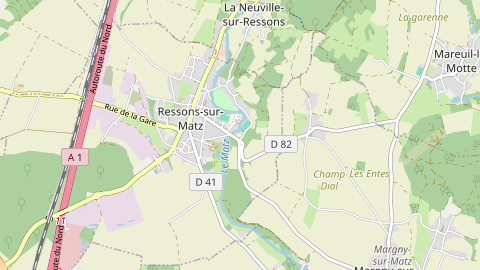 Carte de localisation de l'évènement
