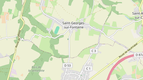 Carte de localisation de l'évènement