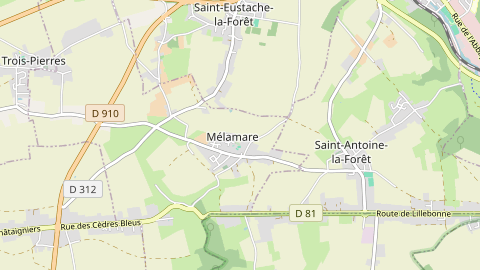 Carte de localisation de l'évènement