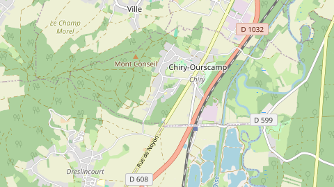 Carte de localisation de l'évènement