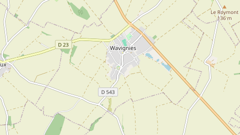 Carte de localisation de l'évènement