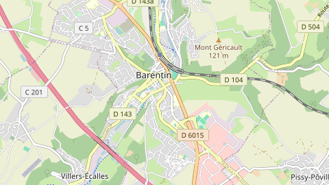 Carte de localisation de l'évènement