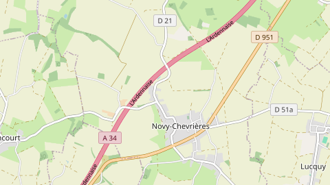 Carte de localisation de l'évènement