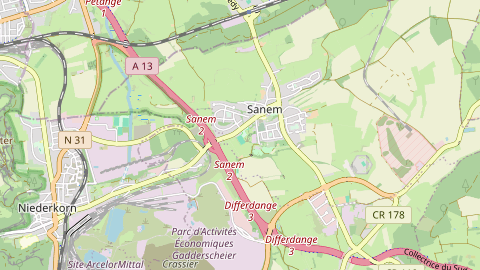 Carte de localisation de l'évènement