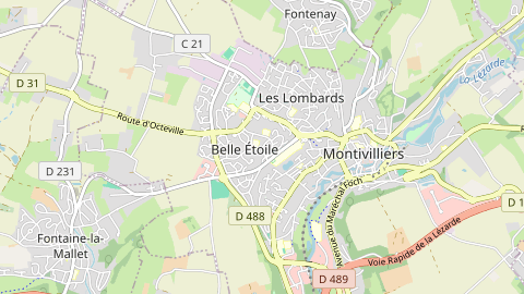 Carte de localisation de l'évènement