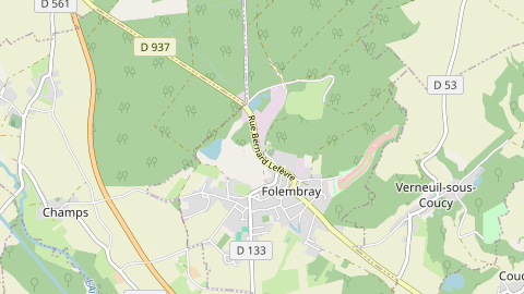 Carte de localisation de l'évènement