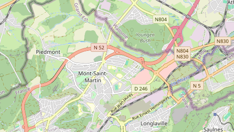 Carte de localisation de l'évènement