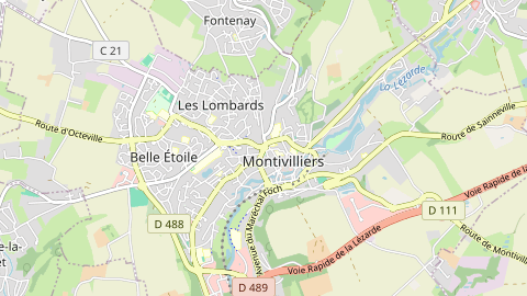Carte de localisation de l'évènement