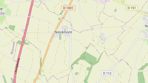 Carte de localisation de l'évènement