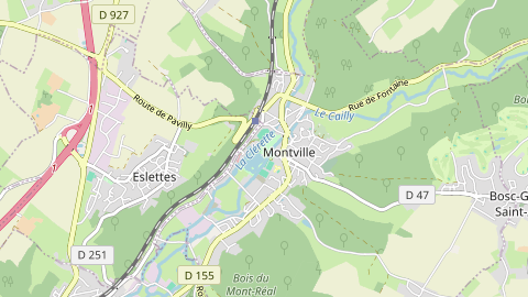Carte de localisation de l'évènement