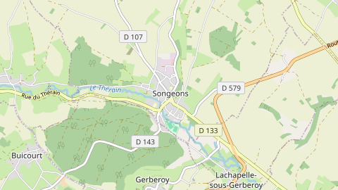 Carte de localisation de l'évènement