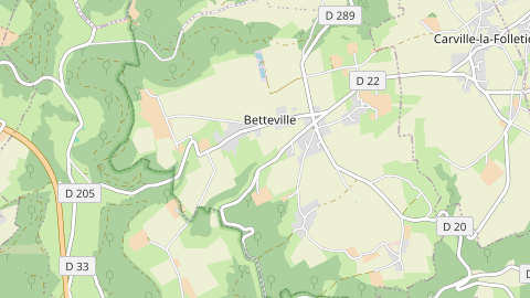 Carte de localisation de l'évènement