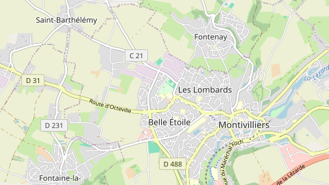 Carte de localisation de l'évènement