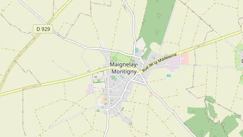 Carte de localisation de l'évènement