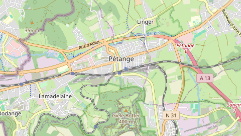 Carte de localisation de l'évènement