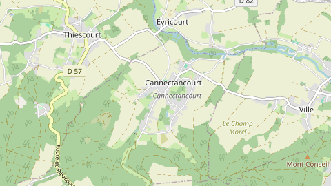 Carte de localisation de l'évènement