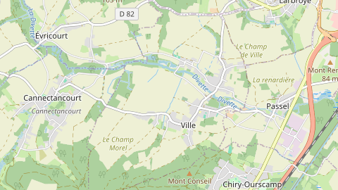 Carte de localisation de l'évènement