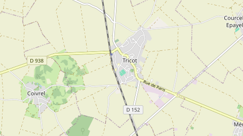 Carte de localisation de l'évènement