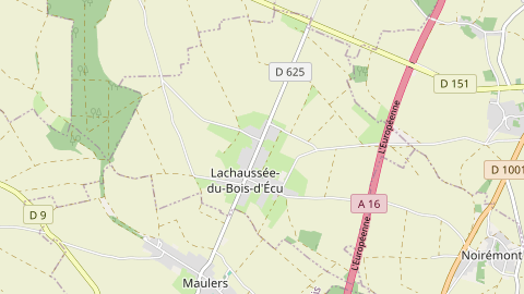 Carte de localisation de l'évènement