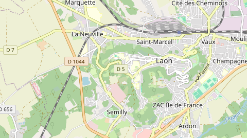 Carte de localisation de l'évènement