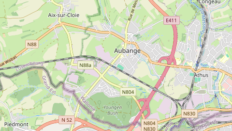 Carte de localisation de l'évènement