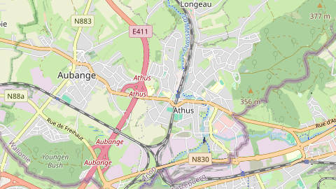 Carte de localisation de l'évènement