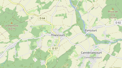 Carte de localisation de l'évènement