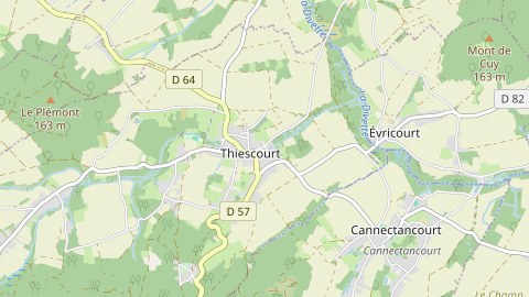Carte de localisation de l'évènement
