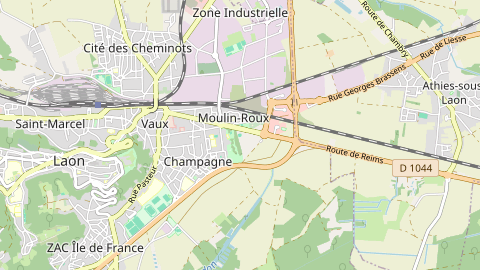 Carte de localisation de l'évènement