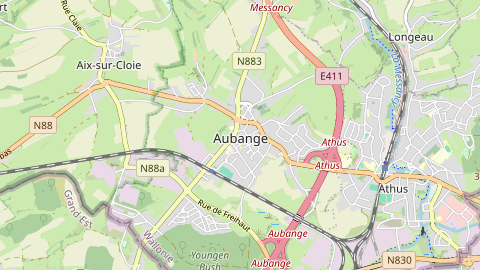 Carte de localisation de l'évènement