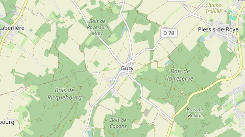 Carte de localisation de l'évènement