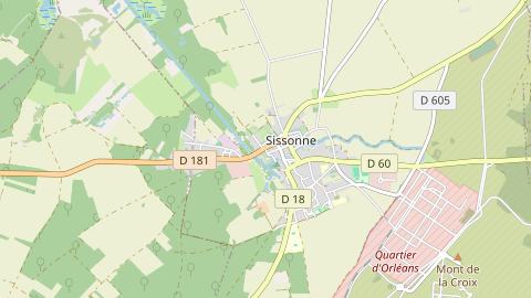 Carte de localisation de l'évènement