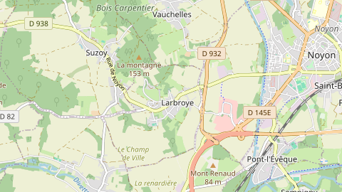 Carte de localisation de l'évènement