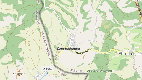 Carte de localisation de l'évènement