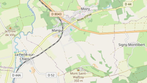 Carte de localisation de l'évènement