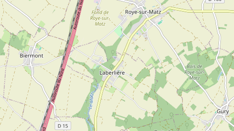 Carte de localisation de l'évènement