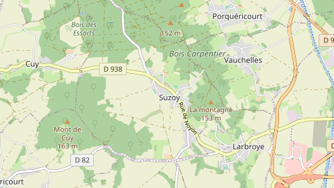 Carte de localisation de l'évènement