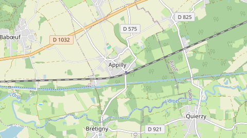 Carte de localisation de l'évènement