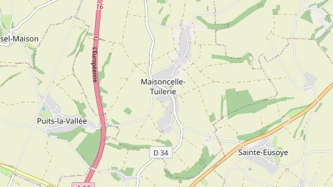 Carte de localisation de l'évènement