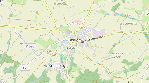 Carte de localisation de l'évènement