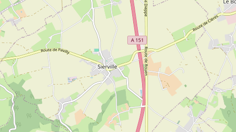 Carte de localisation de l'évènement