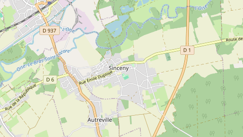 Carte de localisation de l'évènement